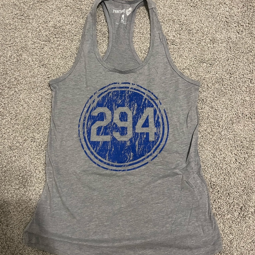 Dodgers Pantone 294 tank top size medium